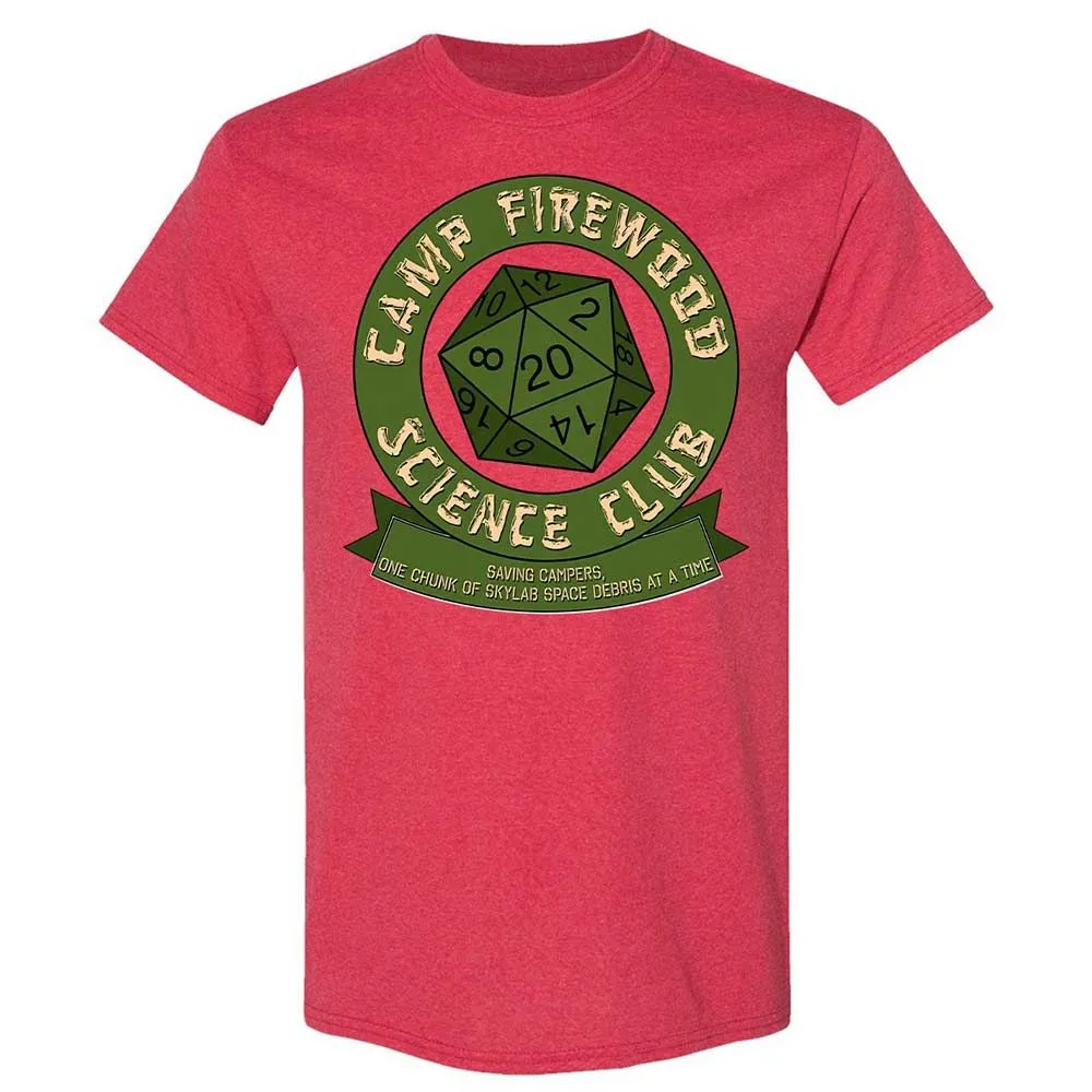 Camp Firewood Science Club - Heather Red - 9