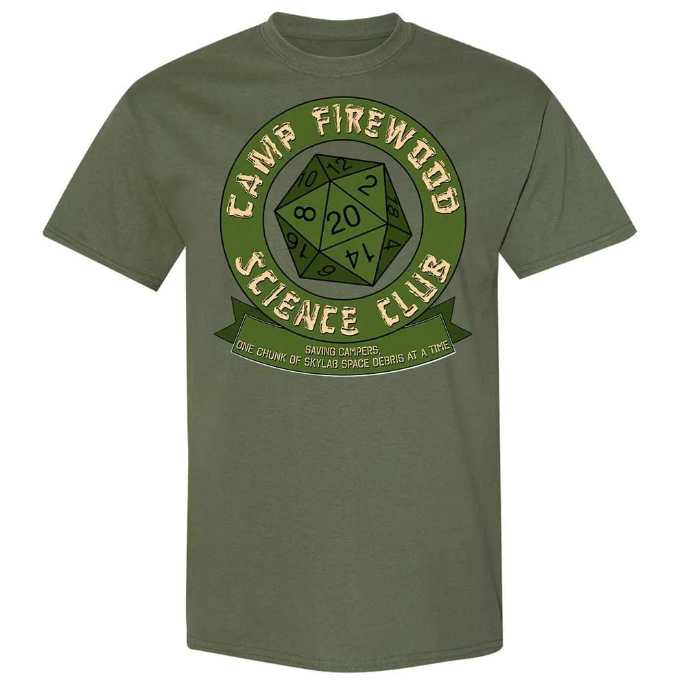 Camp Firewood Science Club - Military Green - 11