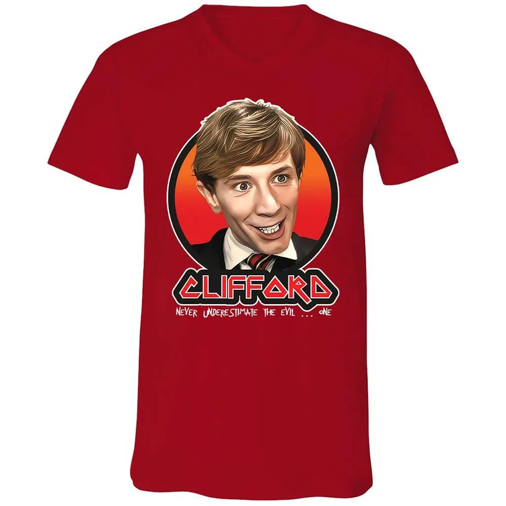 Unisex V-Neck T-Shirt - Q2BRM1JV - Red - 6
