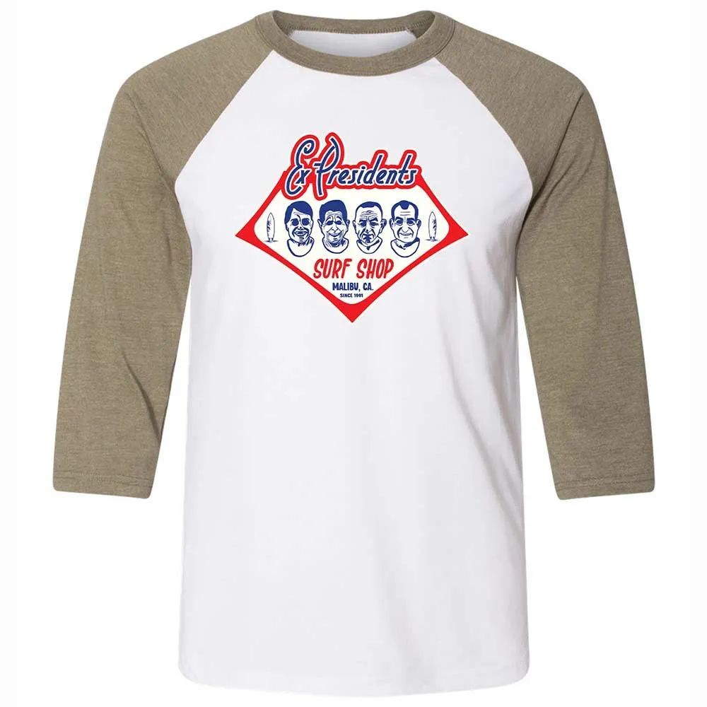Ex-Presidents Surf Shop - White/Heather Olive - 4