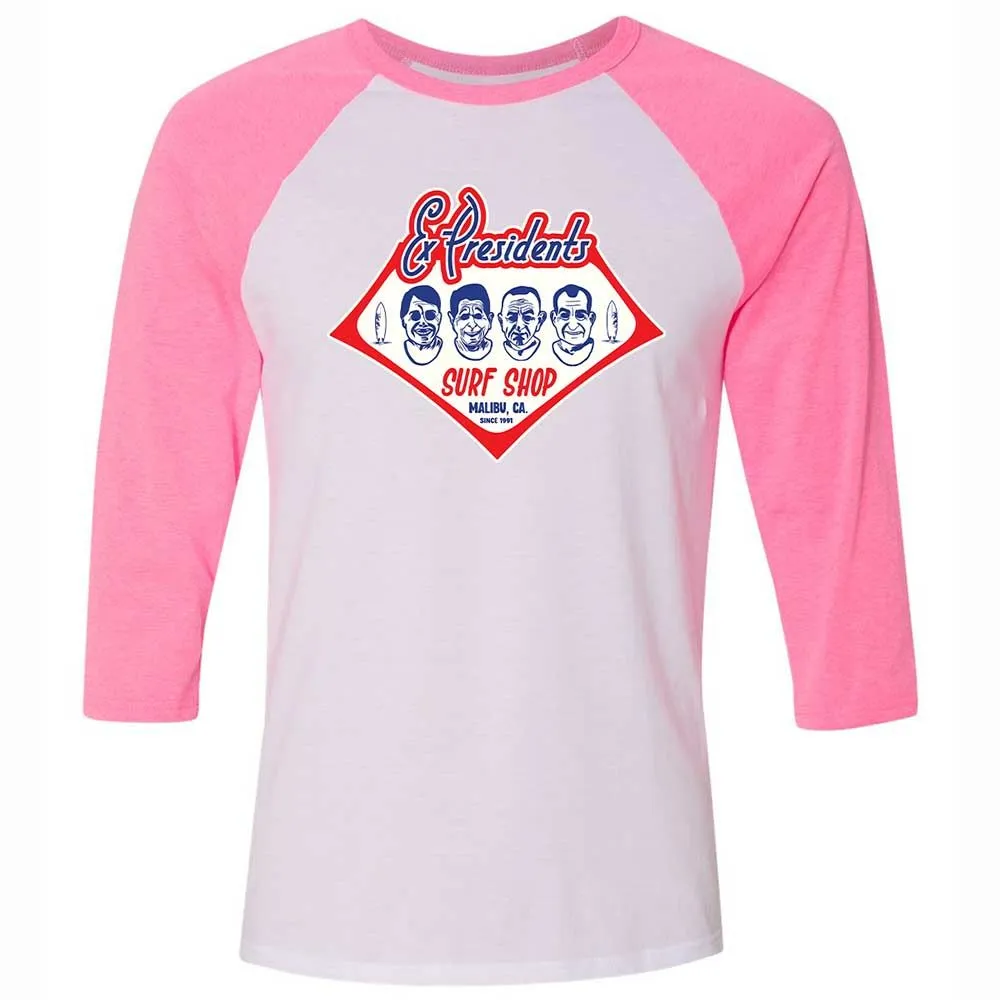 Ex-Presidents Surf Shop - White/Neon Pink - 12