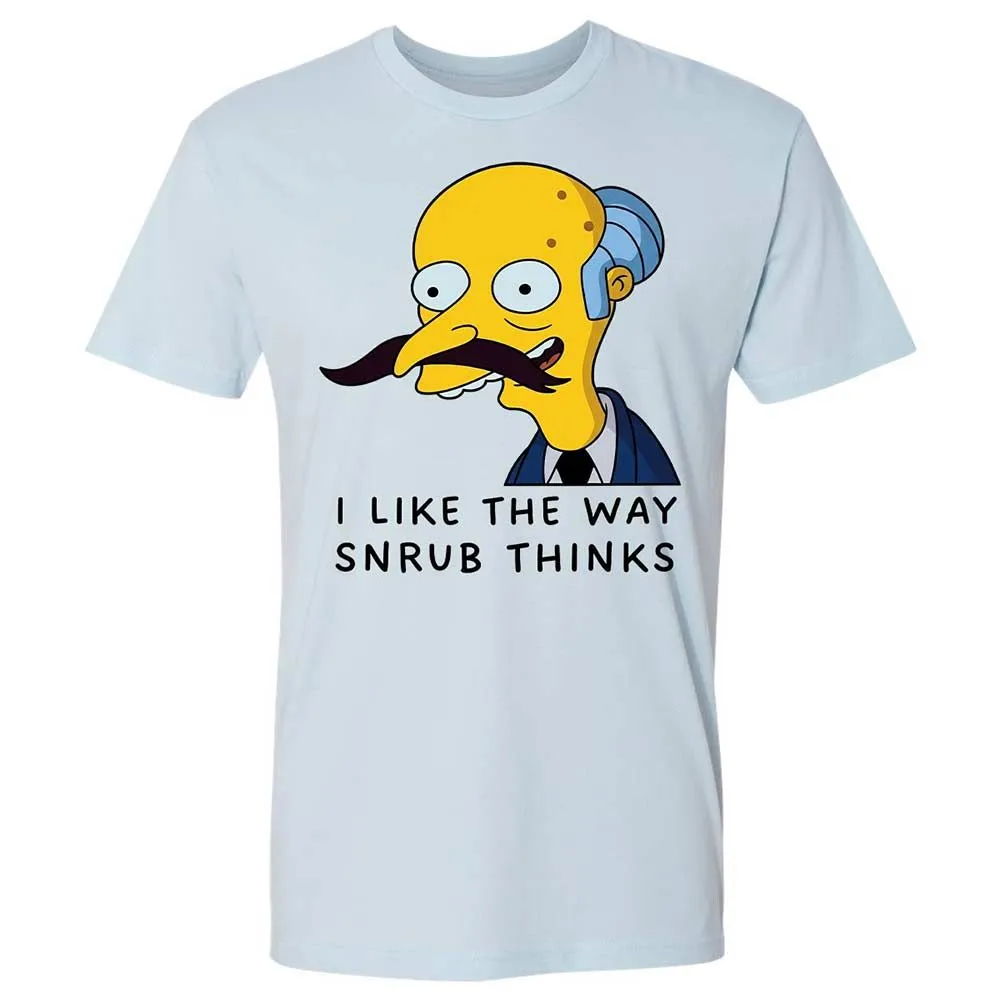 I Like the Way Snrub Thinks - Light Blue - 4