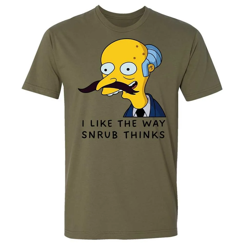 I Like the Way Snrub Thinks - Military Green - 12