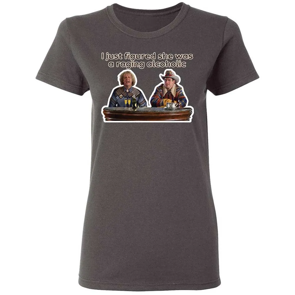 Women's T-Shirt - 4KC3NLHQ - Charcoal - 4