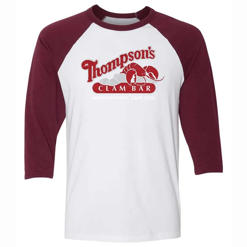 Thompson's Clam Bar - White/Maroon - 7