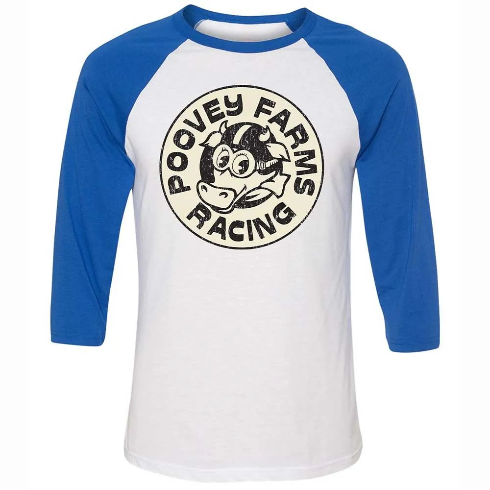 Unisex 3/4 Baseball Tee - JGSN6YJN - White/True Royal - 10