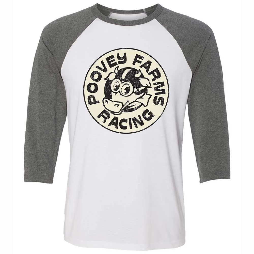 Unisex 3/4 Baseball Tee - JGSN6YJN - White/Deep Heather - 11