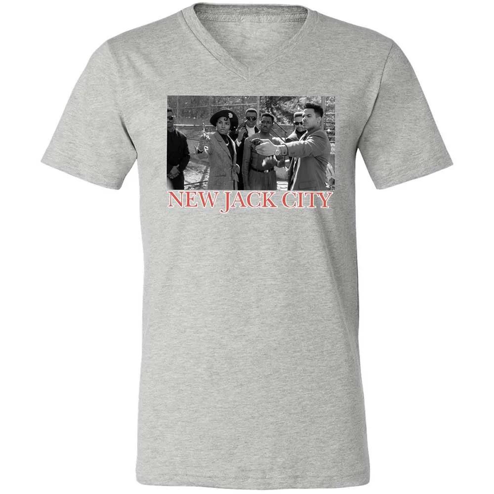 Unisex V-Neck T-Shirt - 27NNY9HS - Athletic Heather - 15