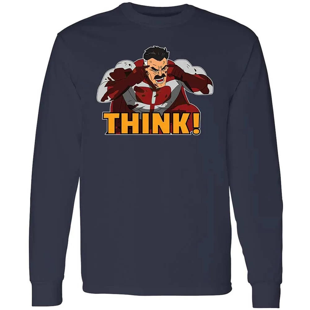 Long Sleeve T-Shirt - LC6DDVZ9 - Navy - 2