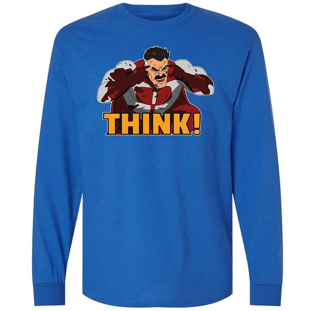 Long Sleeve T-Shirt - LC6DDVZ9 - Royal - 3