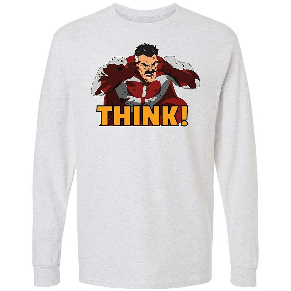 Long Sleeve T-Shirt - LC6DDVZ9 - Ash - 14