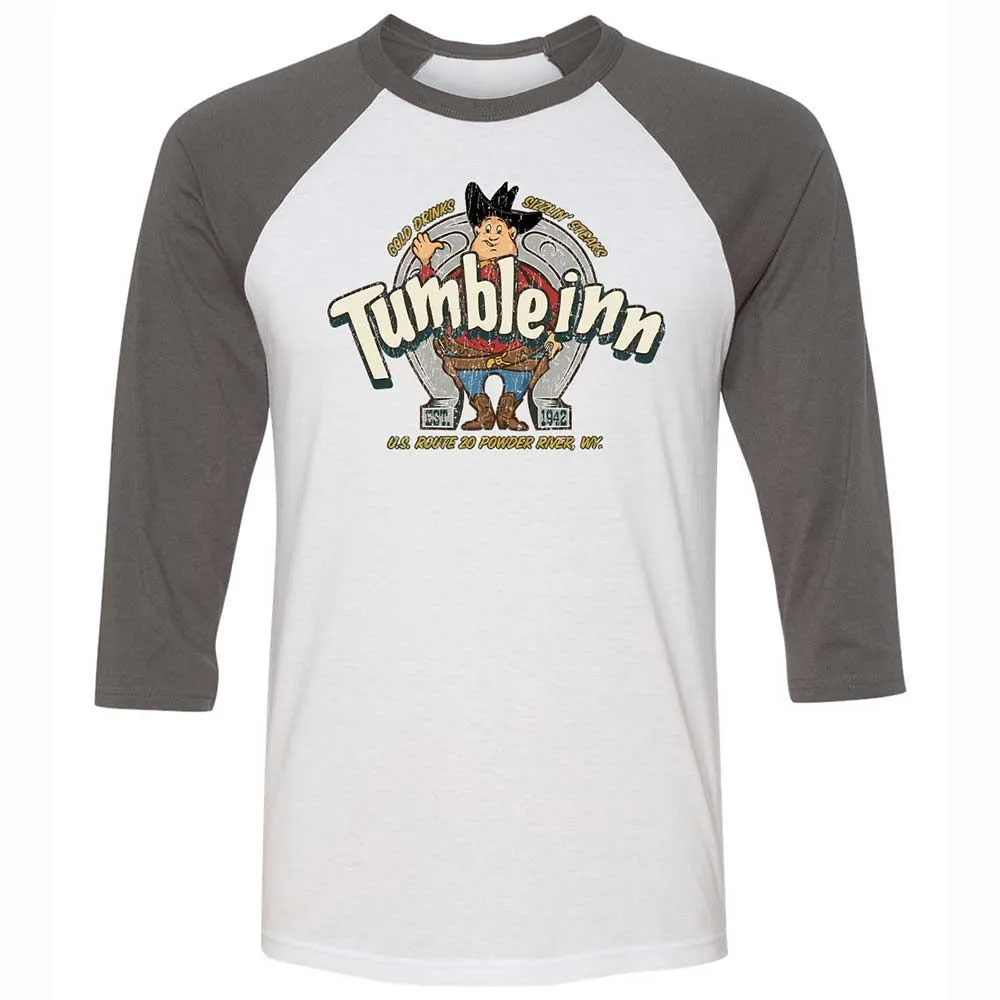 Unisex 3/4 Baseball Tee - LDLT6X67 - White/Asphalt - 2