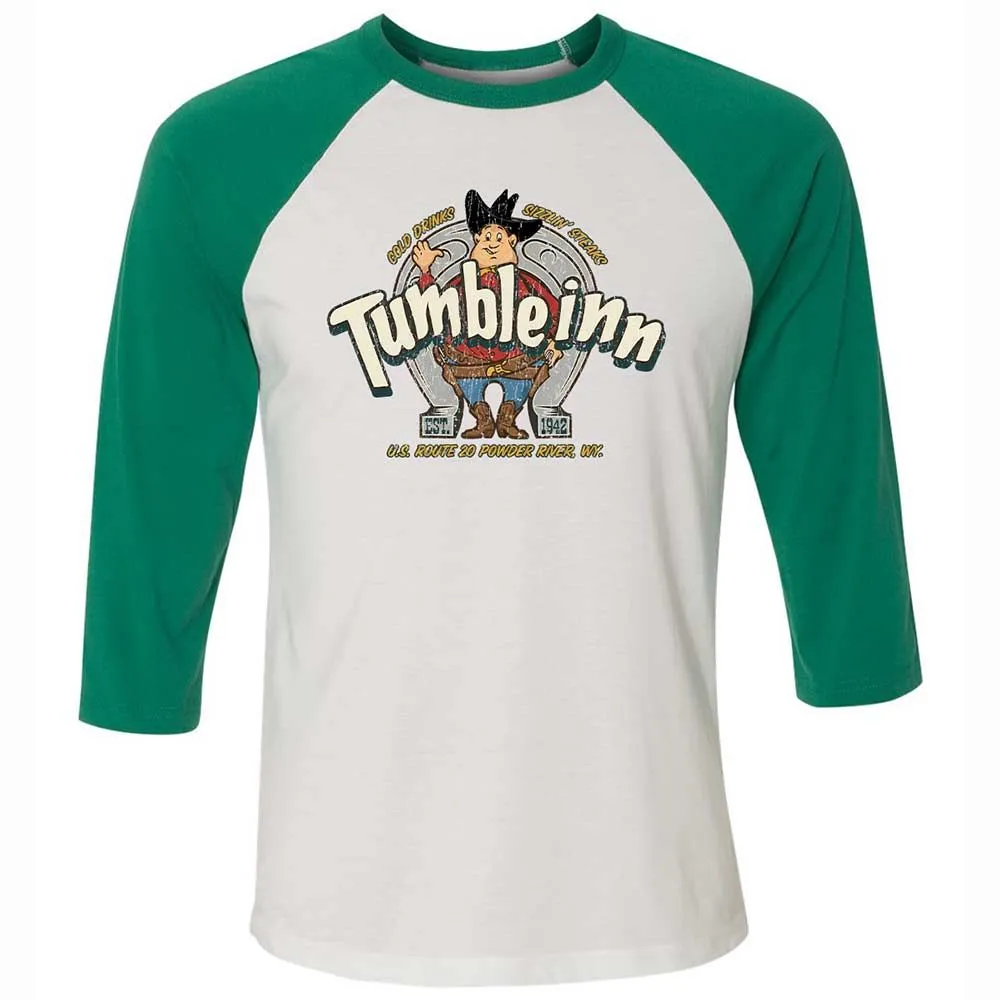Unisex 3/4 Baseball Tee - LDLT6X67 - White/Kelly - 6