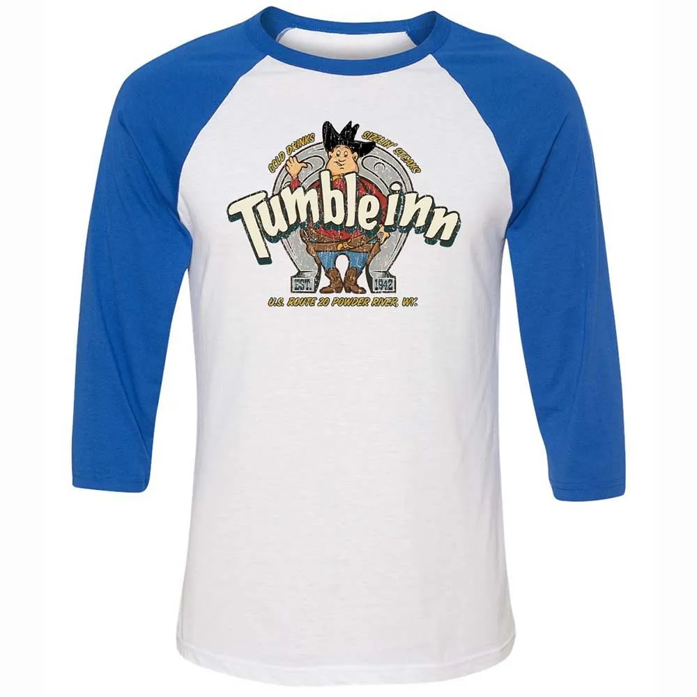 Unisex 3/4 Baseball Tee - LDLT6X67 - White/True Royal - 10