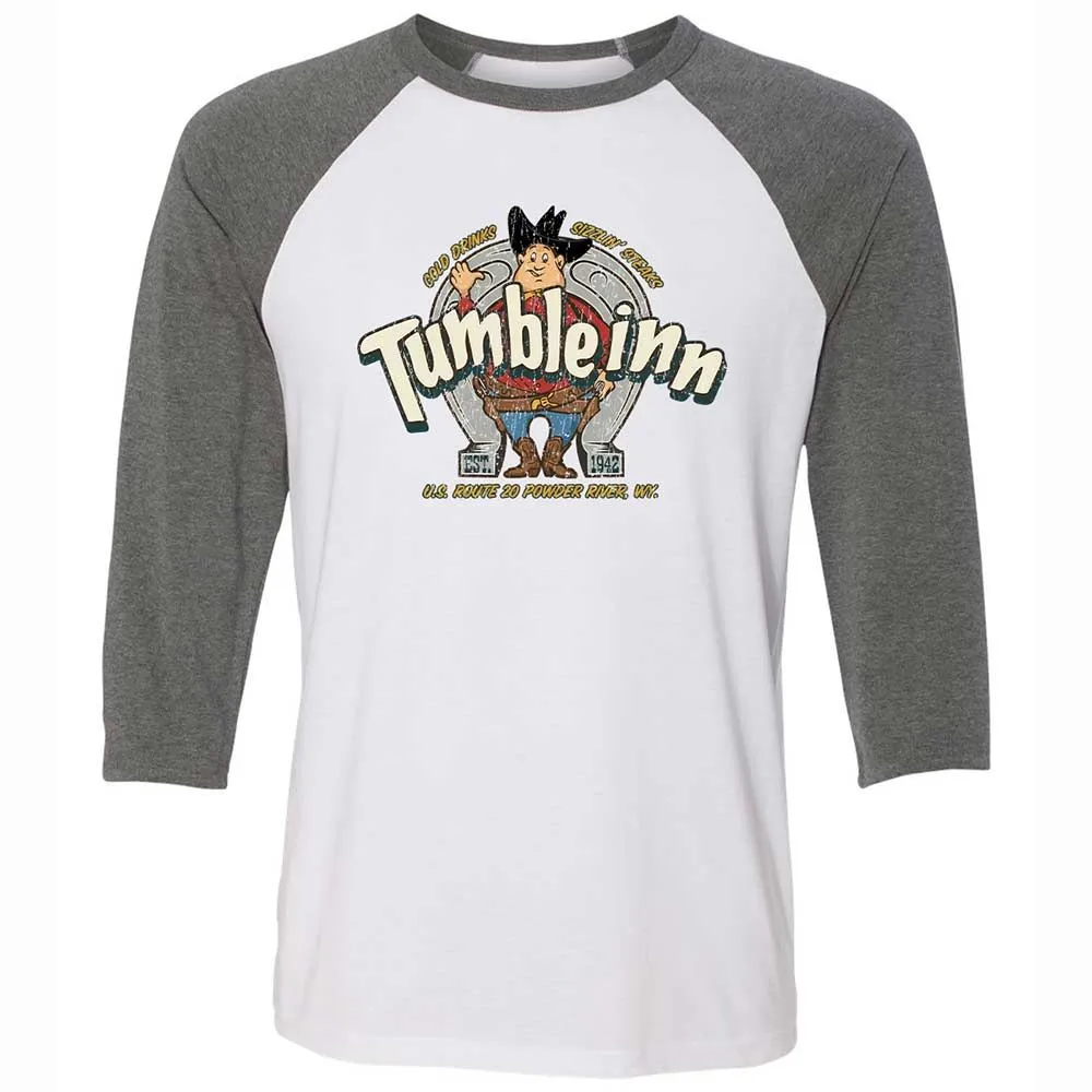Unisex 3/4 Baseball Tee - LDLT6X67 - White/Deep Heather - 11
