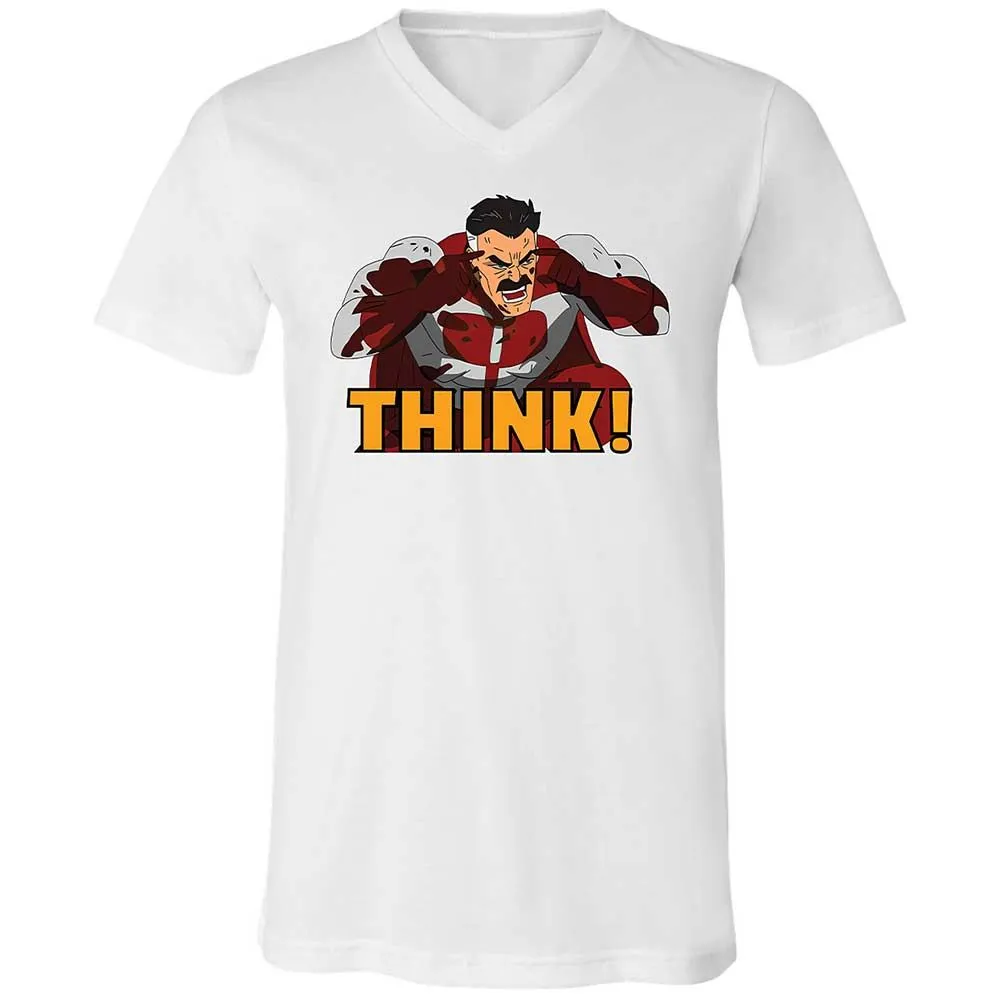 Unisex V-Neck T-Shirt - R68FZMJJ - White - 16