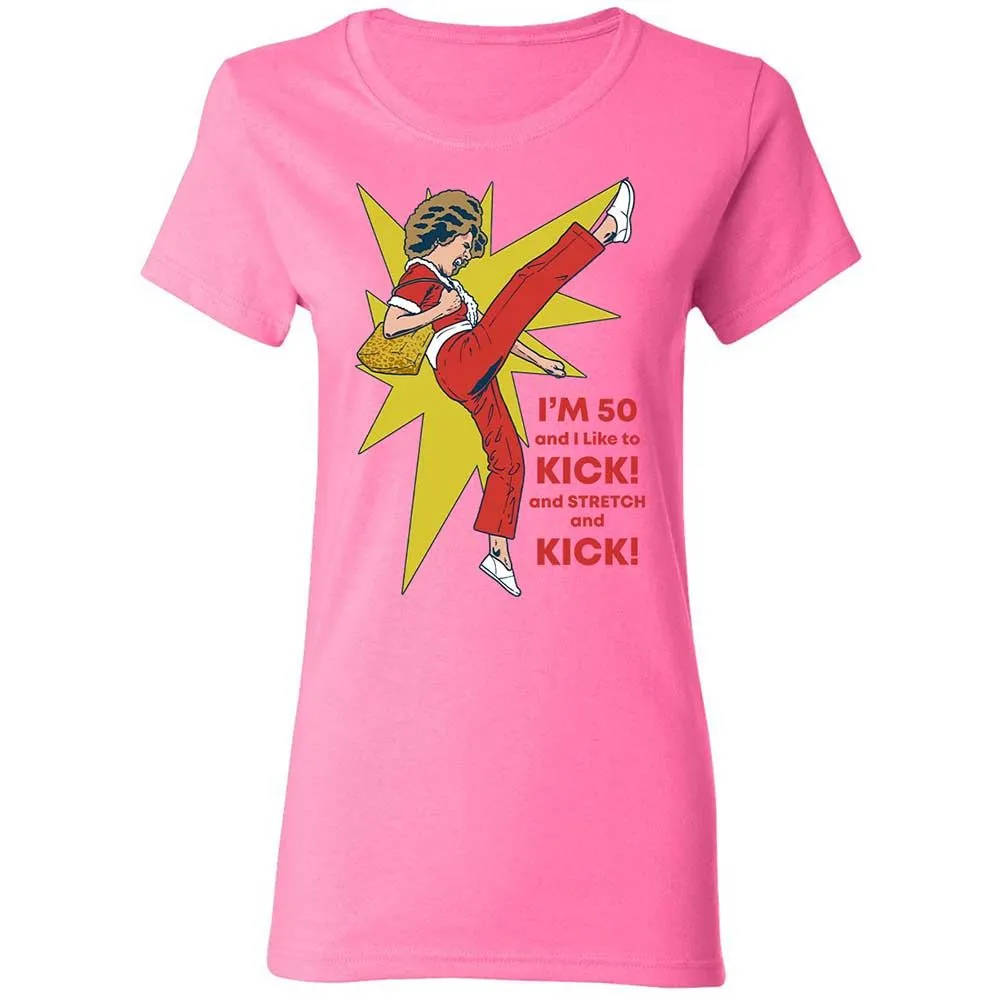 Women's T-Shirt - P65HZZGV - Azalea - 4
