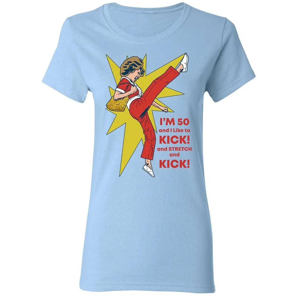 Women's T-Shirt - P65HZZGV - Light Blue - 6