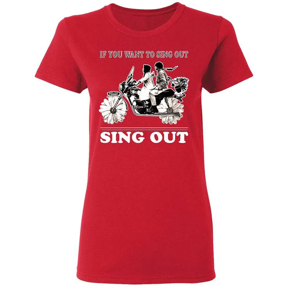 If you want to sing out, sing out - Red - 9