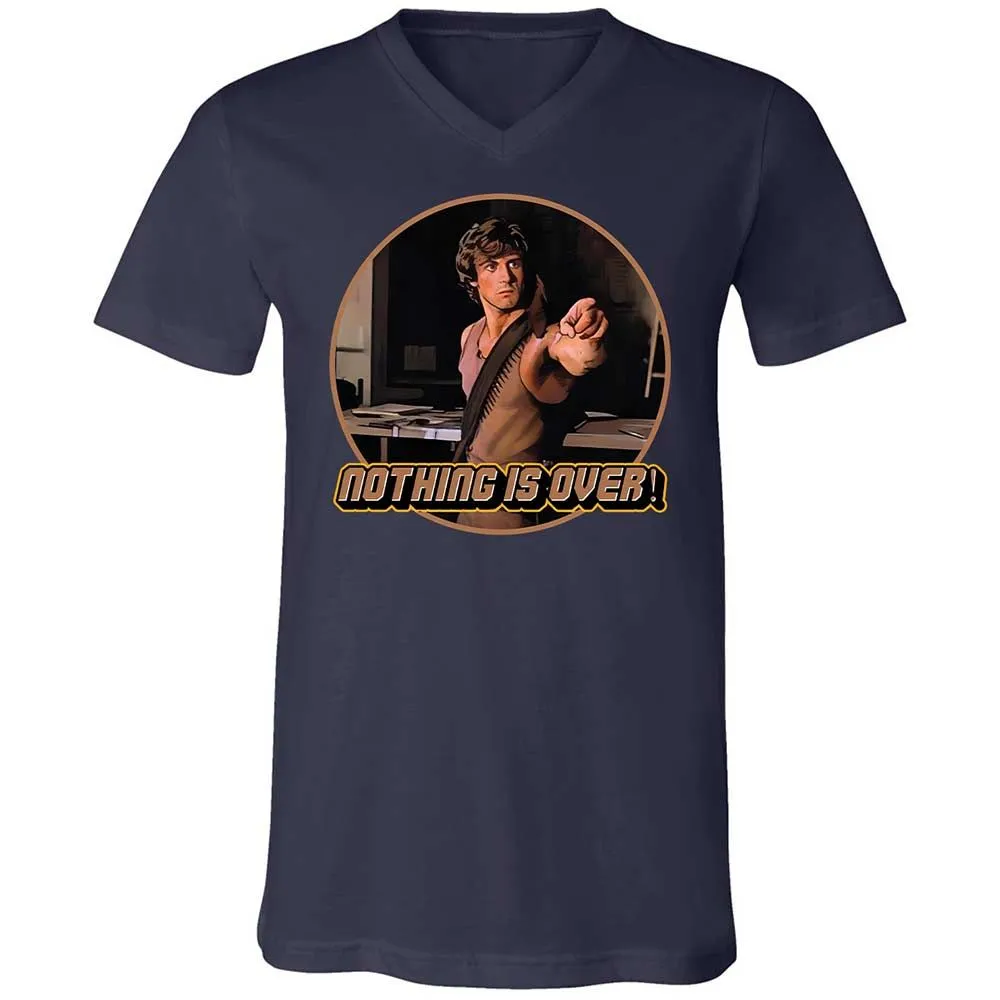 Unisex V-Neck T-Shirt - MSABL1HT - Navy - 2