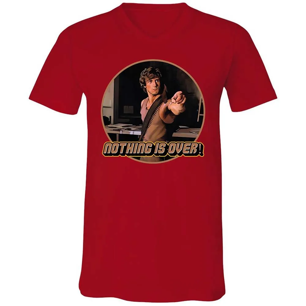 Unisex V-Neck T-Shirt - MSABL1HT - Red - 6