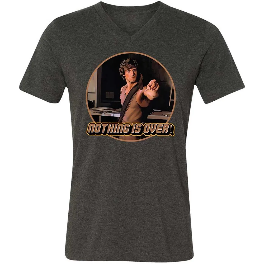 Unisex V-Neck T-Shirt - MSABL1HT - Dark Grey Heather - 9