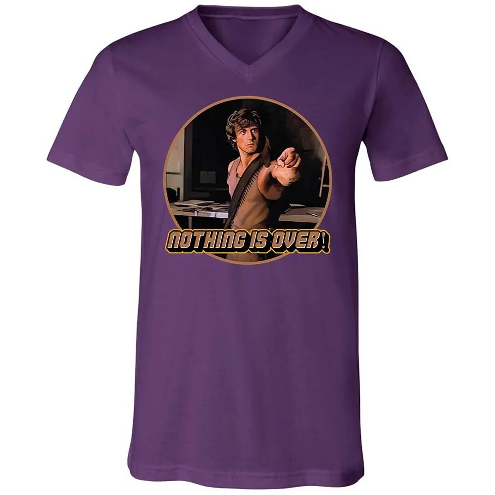 Unisex V-Neck T-Shirt - MSABL1HT - Team Purple - 10