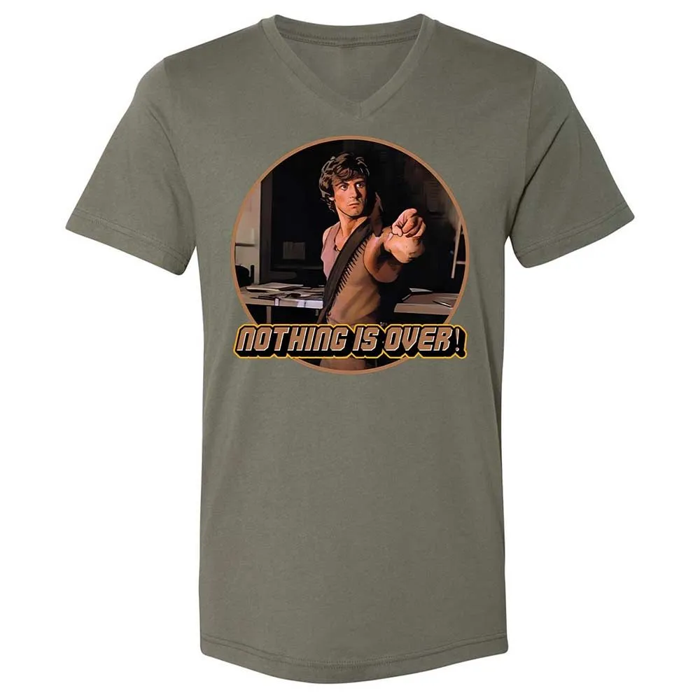 Unisex V-Neck T-Shirt - MSABL1HT - Military Green - 11