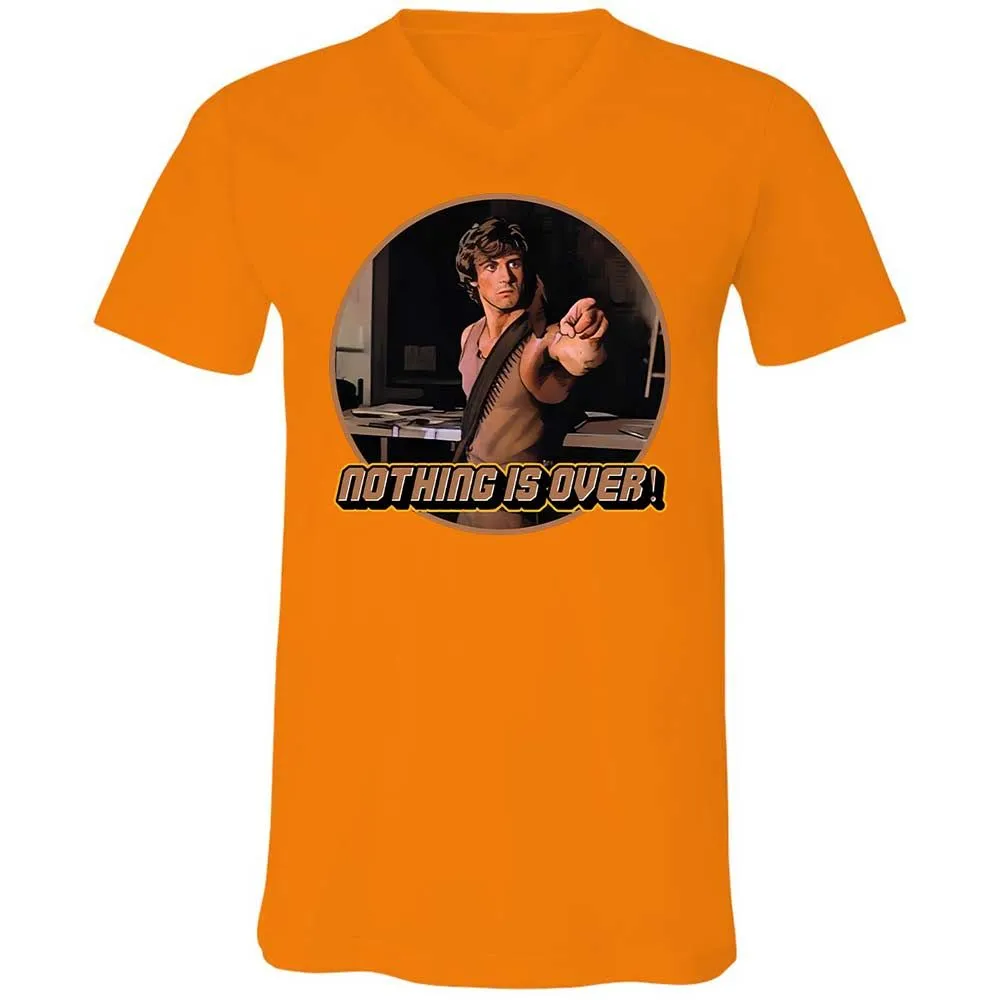 Unisex V-Neck T-Shirt - MSABL1HT - Orange - 12
