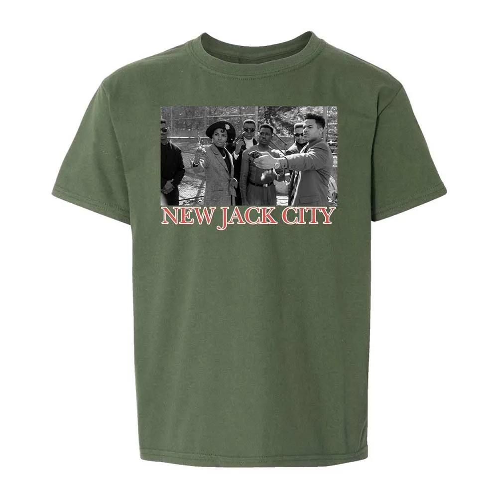 Kids T-Shirt - 6R541EB6 - Military Green - 19