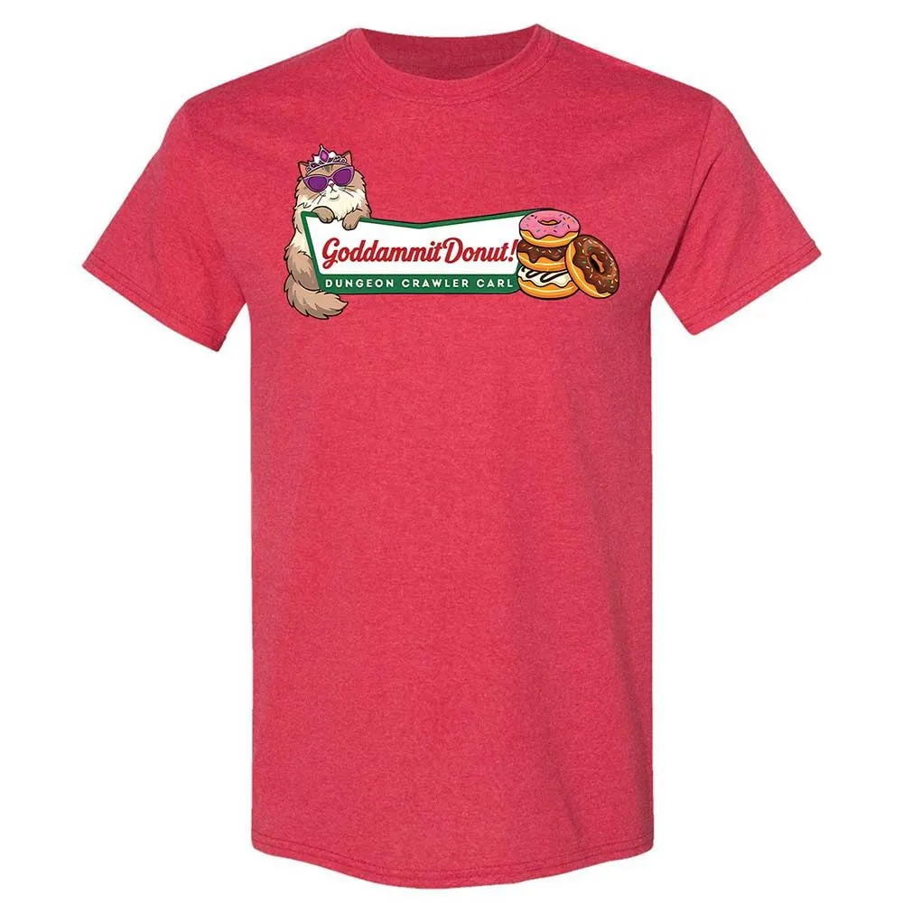 Goddammit Donut - Heather Red - 9