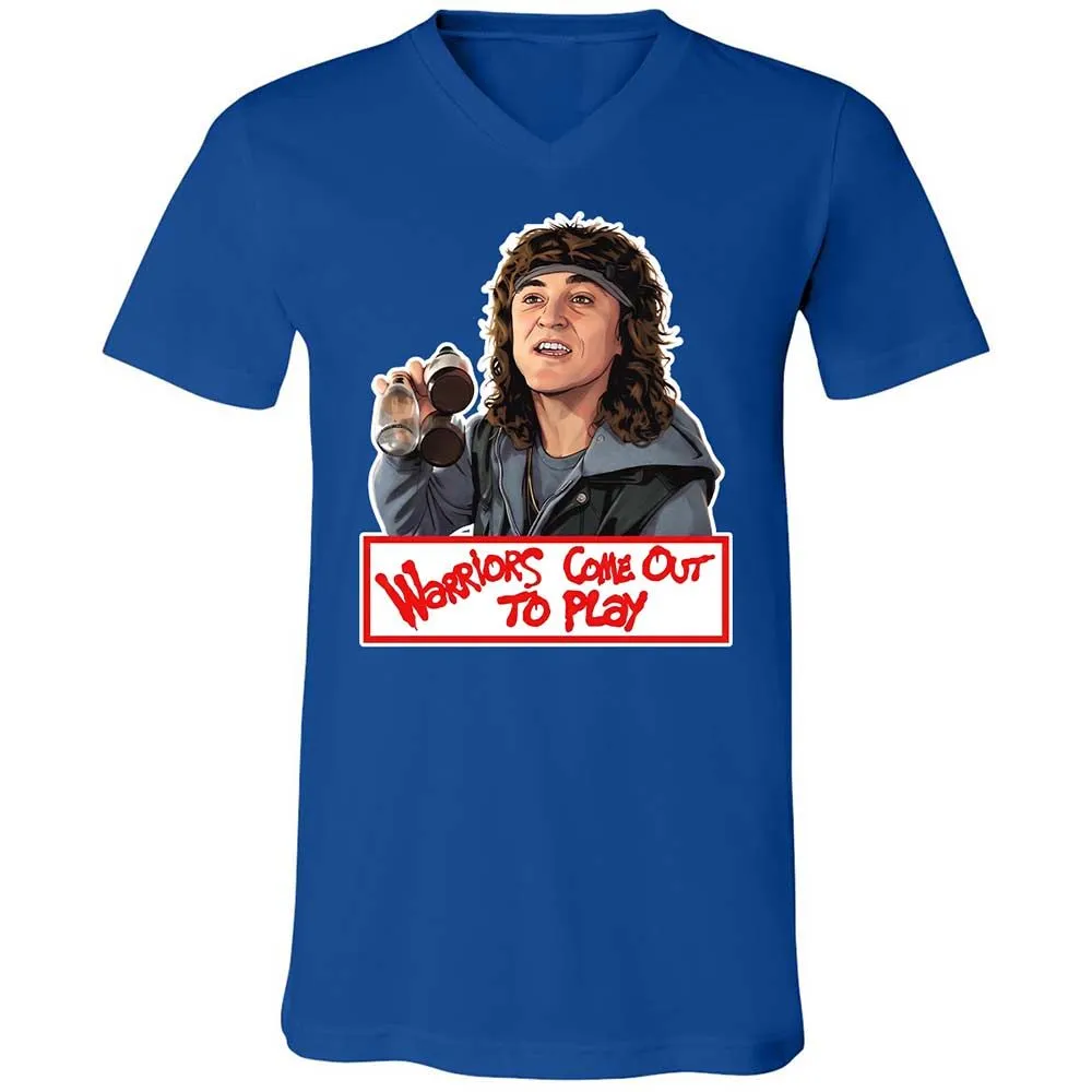 Unisex V-Neck T-Shirt - CEZQG2CL - True Royal - 4