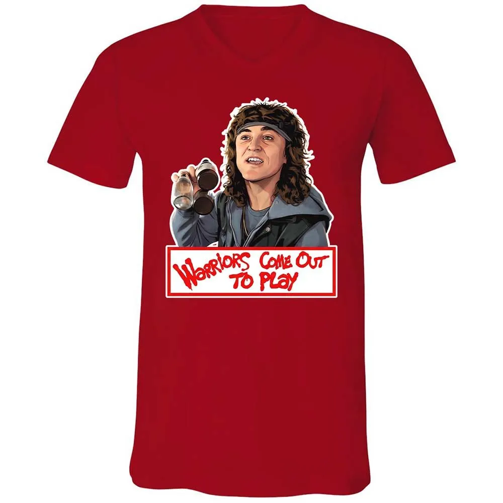 Unisex V-Neck T-Shirt - CEZQG2CL - Red - 6