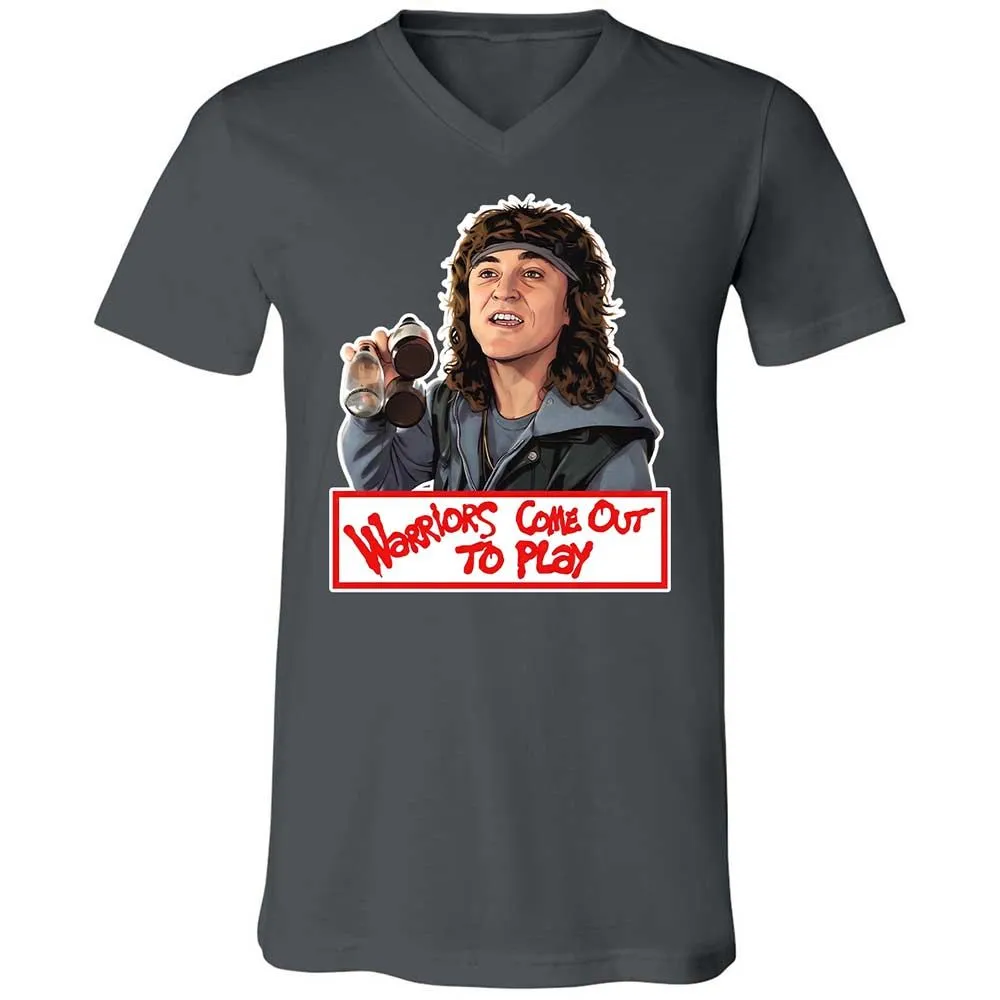 Unisex V-Neck T-Shirt - CEZQG2CL - Asphalt - 13