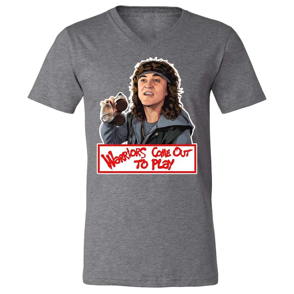 Unisex V-Neck T-Shirt - CEZQG2CL - Deep Heather - 14