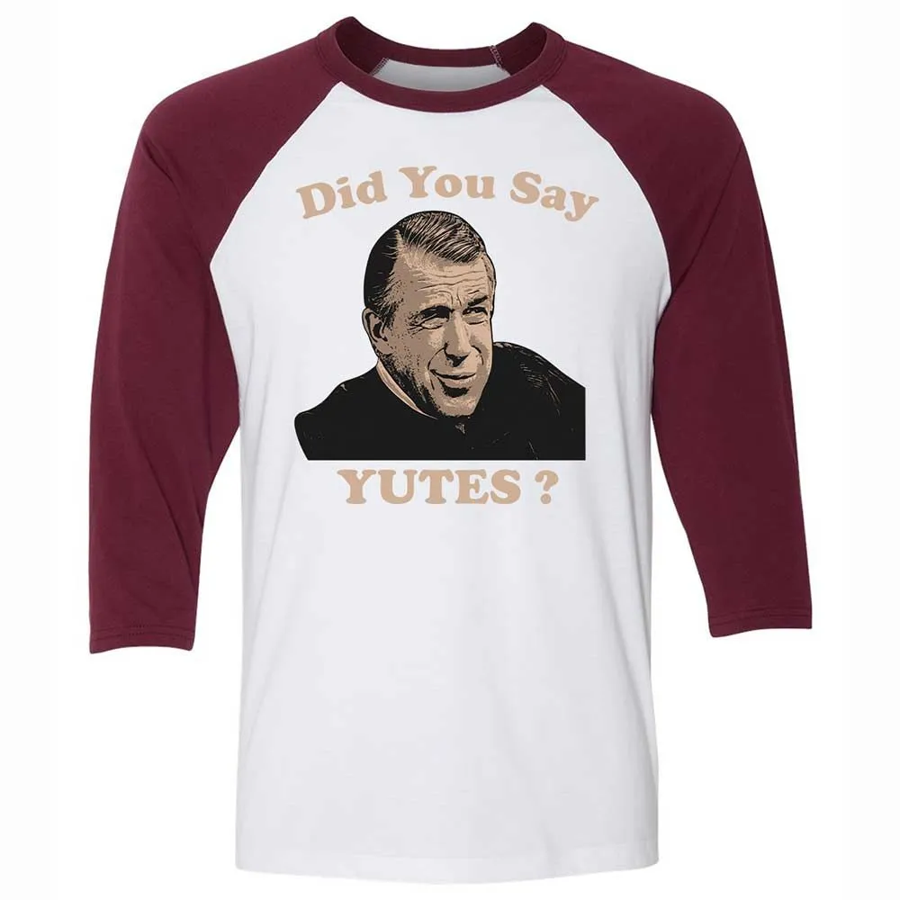 Unisex 3/4 Baseball Tee - 7PQA3V2N - White/Maroon - 7