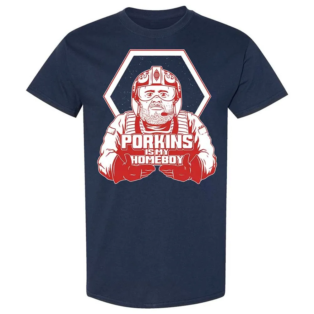 Porkins Is My Homeboy - Navy - 2