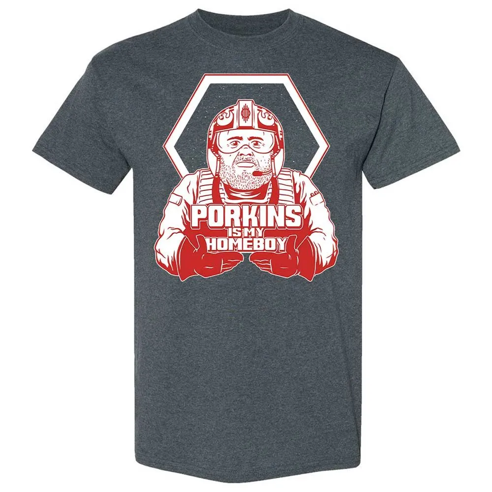 Porkins Is My Homeboy - Dark Heather - 6