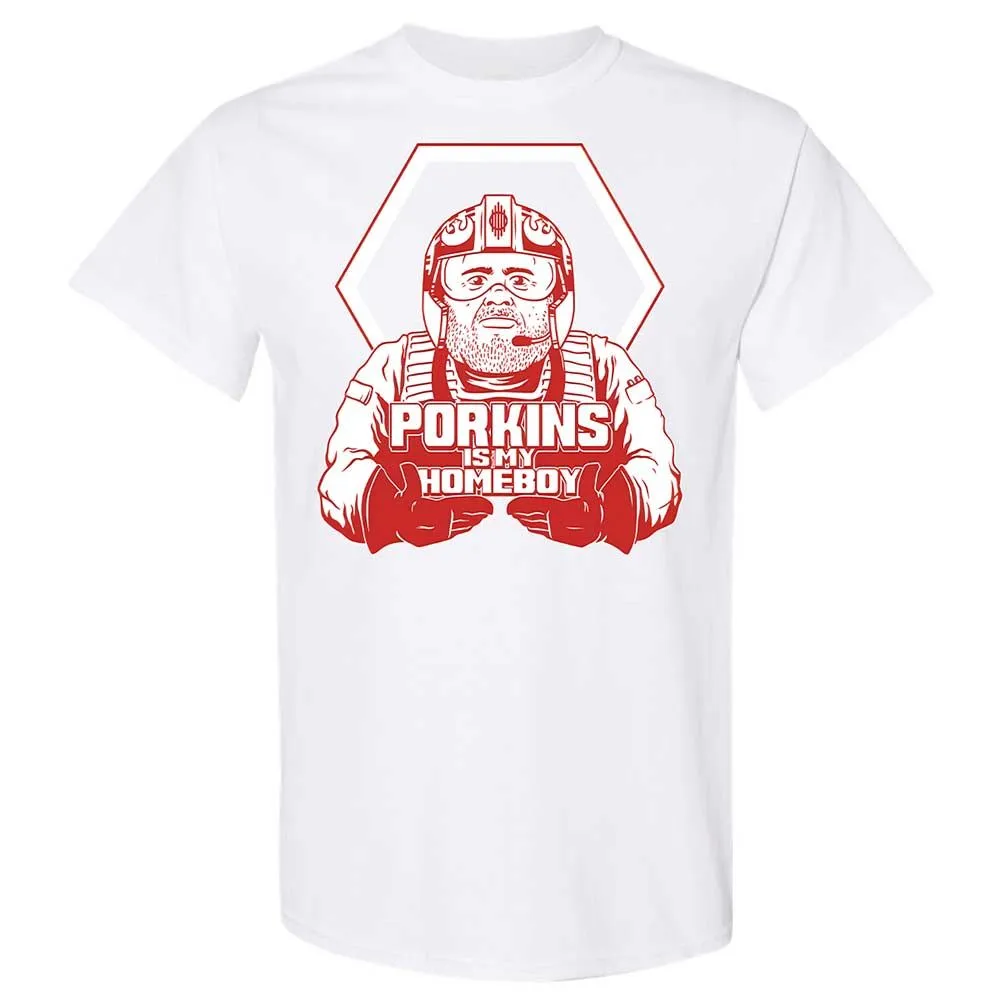 Porkins Is My Homeboy - White - 16