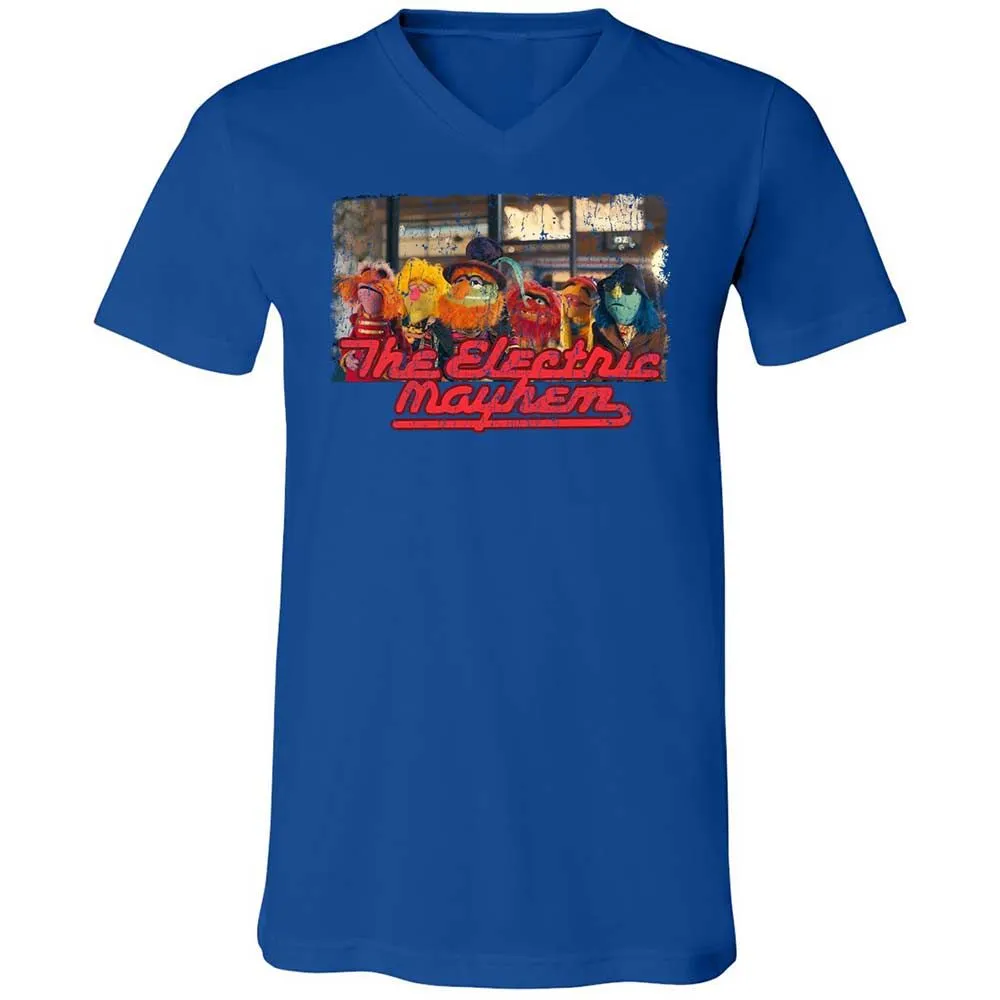 Unisex V-Neck T-Shirt - 987VZXV6 - True Royal - 4