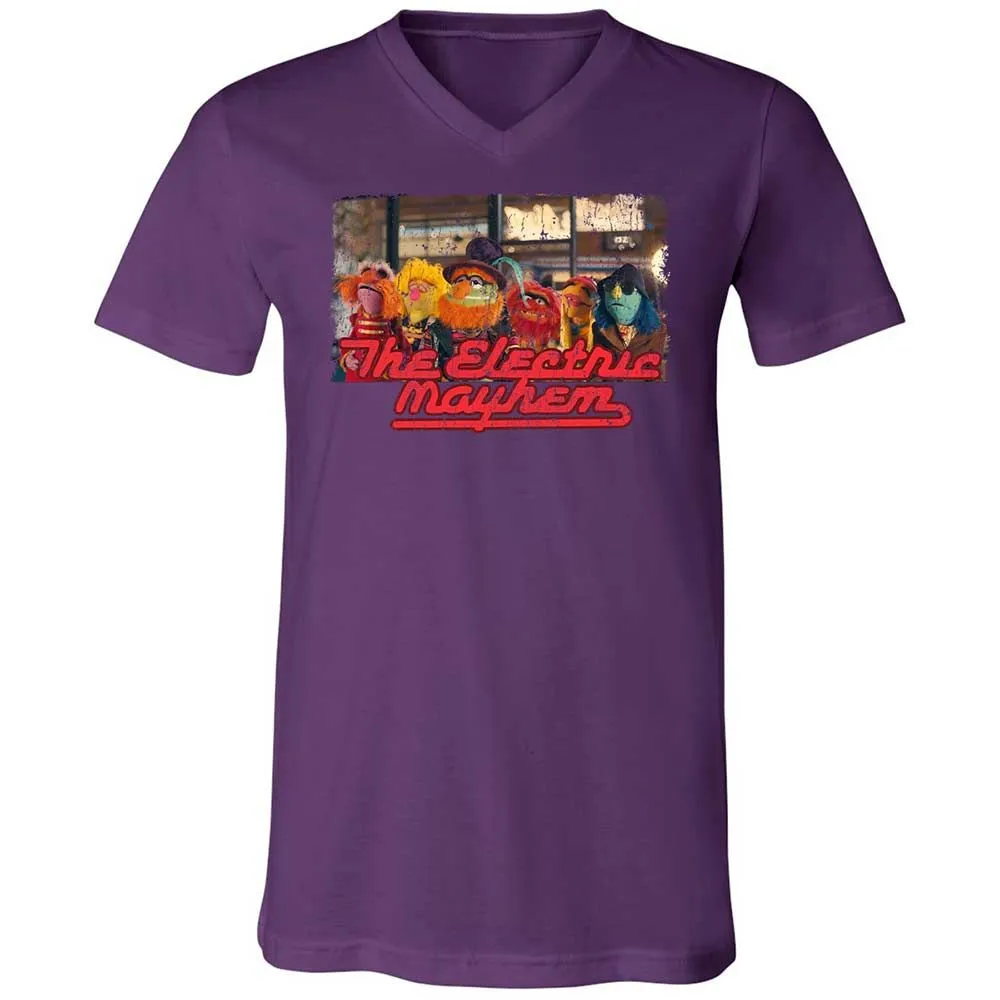 Unisex V-Neck T-Shirt - 987VZXV6 - Team Purple - 10