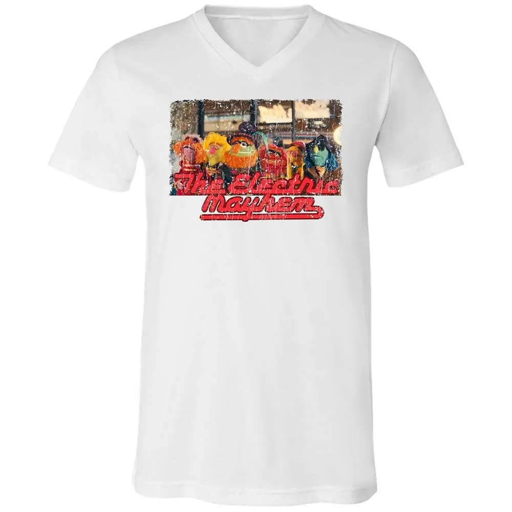 Unisex V-Neck T-Shirt - 987VZXV6 - White - 16