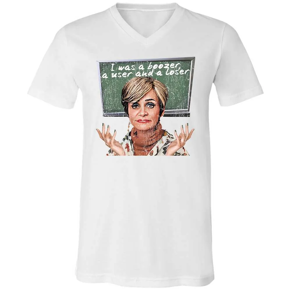 Unisex V-Neck T-Shirt - 6CY4NKKH - White - 16