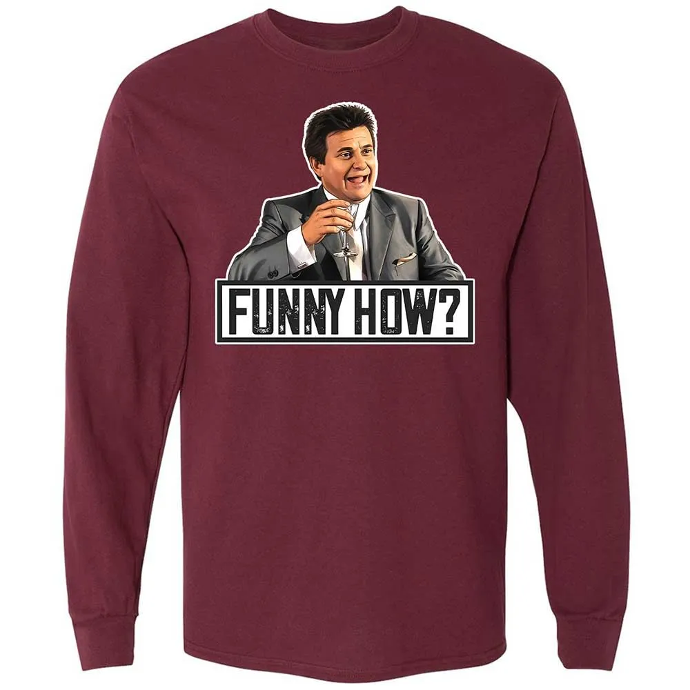 Long Sleeve T-Shirt - M8VDBLZT - Maroon - 6