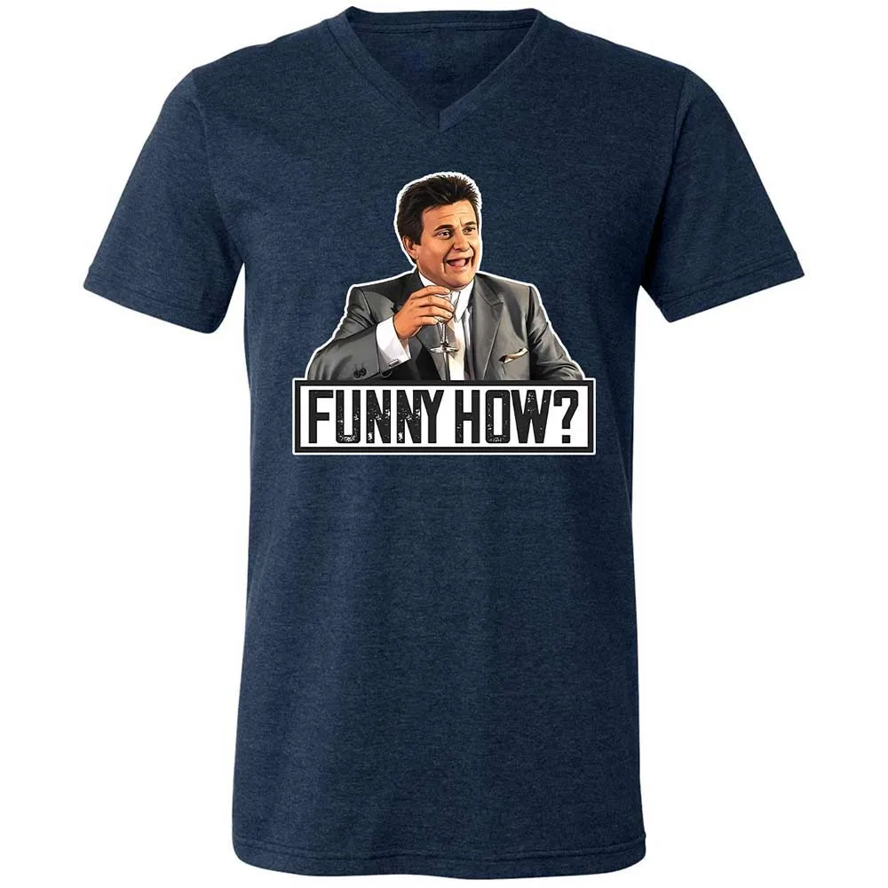 Unisex V-Neck T-Shirt - 29VAQ1FL - Heather Navy - 3
