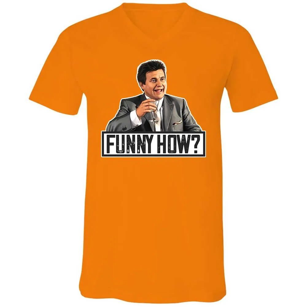 Unisex V-Neck T-Shirt - 29VAQ1FL - Orange - 12