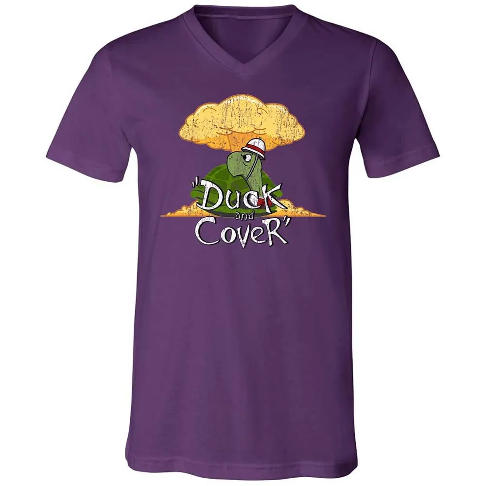 Unisex V-Neck T-Shirt - 36XJ19J9 - Team Purple - 10