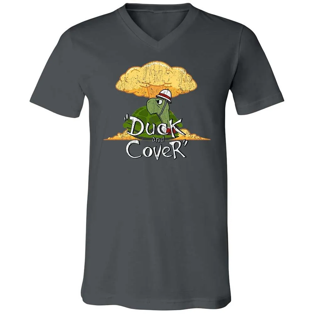 Unisex V-Neck T-Shirt - 36XJ19J9 - Asphalt - 13