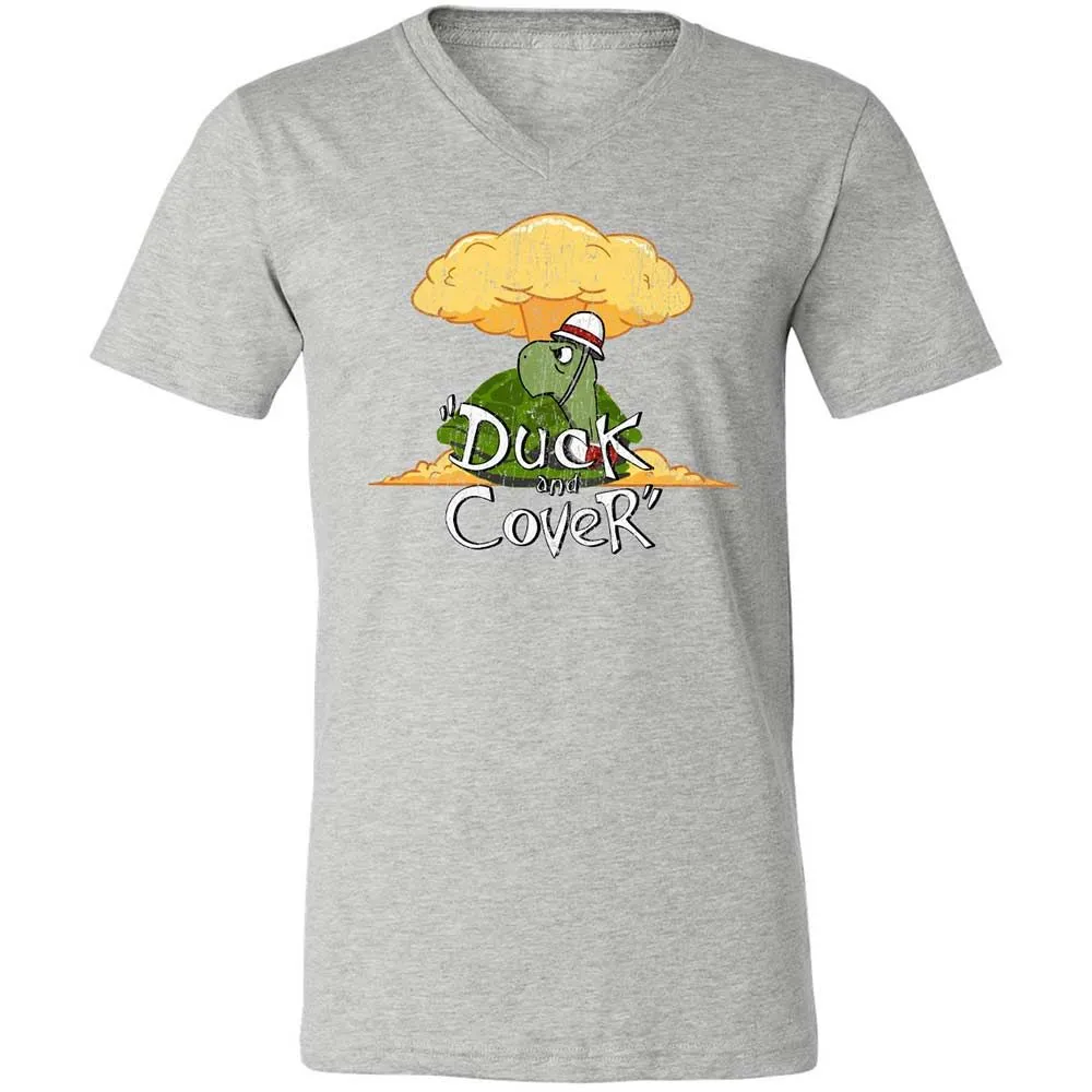 Unisex V-Neck T-Shirt - 36XJ19J9 - Athletic Heather - 15