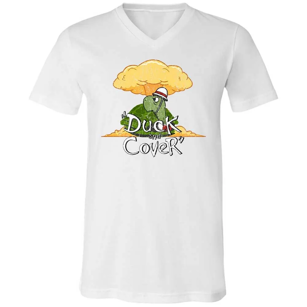 Unisex V-Neck T-Shirt - 36XJ19J9 - White - 16